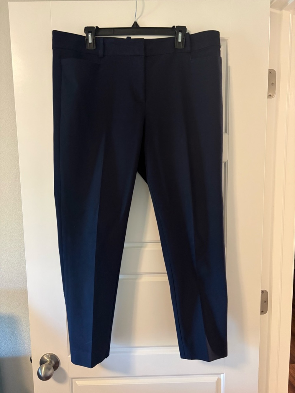 Loft Navy Skinny Ankle Dress Pants